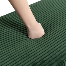 3 Piece Opher Corduroy Ottoman Bench & Footstool Set